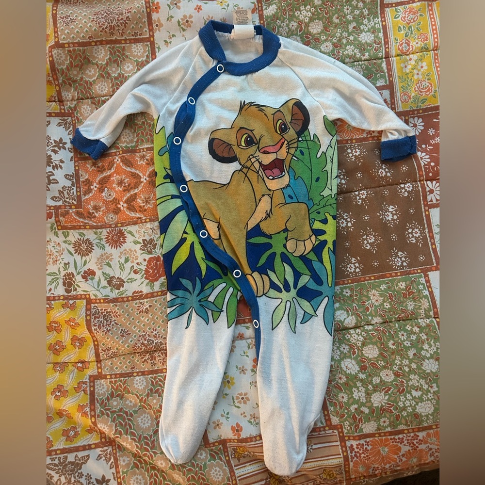 Vintage Disney simba sleeper